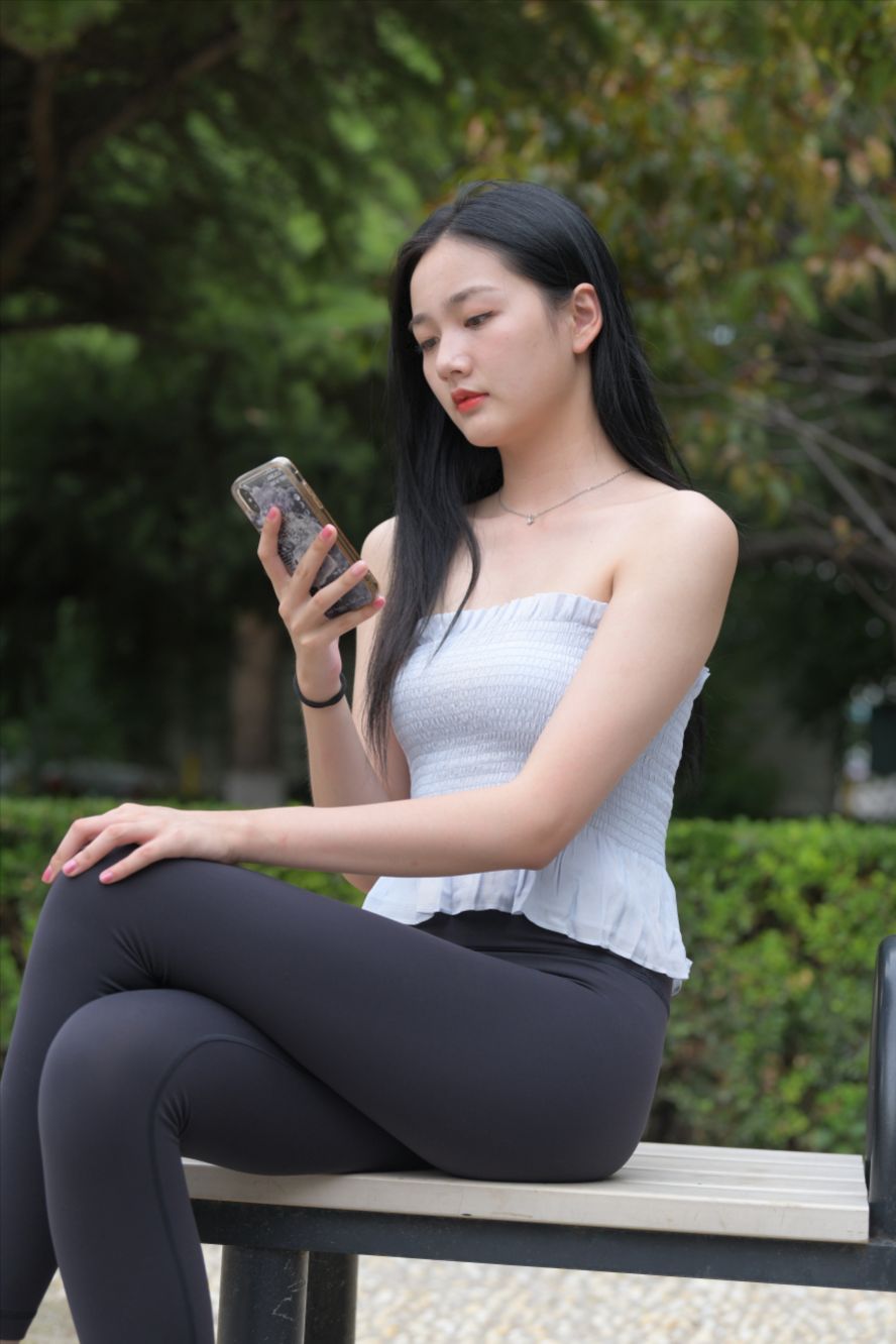图片[8]-黑色瑜伽裤(套图+视频)-街拍图满多