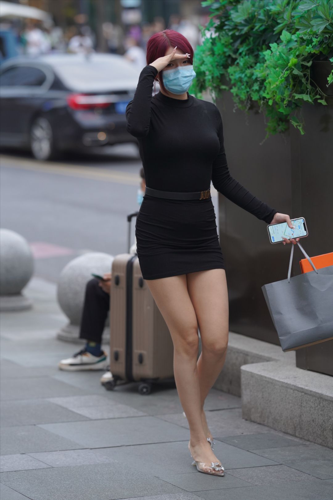 图片[3]-黑色的美-街拍图满多