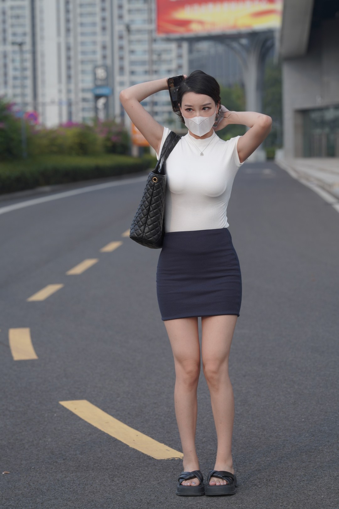 图片[4]-极品包臀裙少妇(套图+视频)-街拍图满多