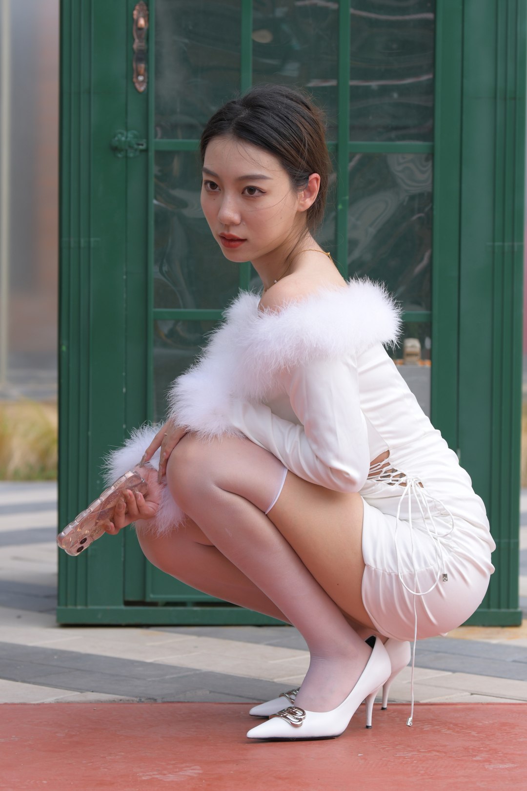 图片[7]-白裙美女(套图+视频)-街拍图满多